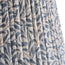 5.5 inch tall tapered clip on shade in indigo willow bough linen by morris & co