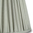 10 inch tall tapered shade in smog stone washed linen
