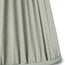 8 inch tall tapered clip-on shade in smog stone washed linen