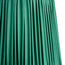 8 inch tall tapered clip-on shade in pleated jade taj silk