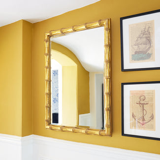 Baloo mirror in gold