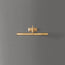 Smaller Clyfford picture light in waxed antiqued brass
