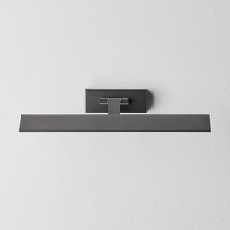 Smaller Pelton picture lights in black