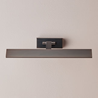 Smaller Pelton picture lights in bronze