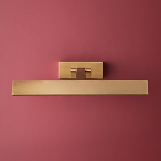 Smaller Pelton picture lights in brass