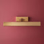 Smaller Pelton picture lights in brass