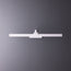 Larger Marcel cordless picture light in white