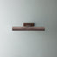 Smaller Seurat cordless picture light in bronze