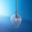 Smallest Bastille pendant light in clear glass