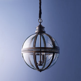 Regular Jasper pendant light in bronze