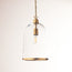 Regular Percy pendant light in clear glass
