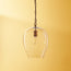 Small Zindarella pendant light in clear glass