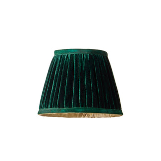7 inch Pendant Shade in Emerald silk velvet