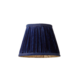 7 inch Pendant Shade in Royal Blue silk velvet