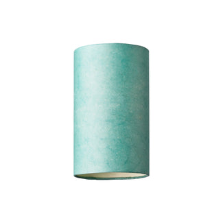 5 inch tall drum pendant shade in Yukka hand made parchment