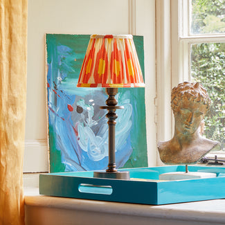 Phileas cordless table lamp in bronze by Matthew Williamson