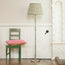 Pitigliano floor lamp in antiqued silver
