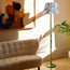 Lillee cordless standing lamp in green
