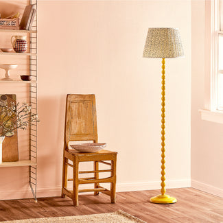 Lillee cordless standing lamp in yellow