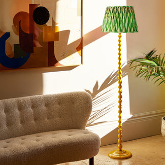 Lillee cordless standing lamp in yellow