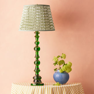 Bobboli table lamp in green resin