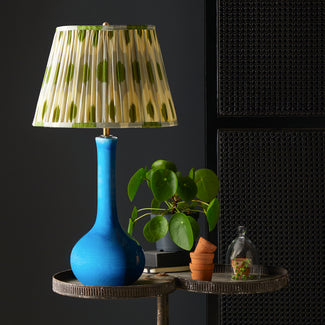 Ellie table lamp in turquoise ceramic