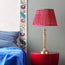Goff table lamp in antiqued brass
