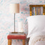 Pick table lamp in antiqued brass