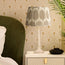 Clarence cordless table lamp in clear glass