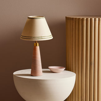 Smaller Marmaron  cordless table lamp in pink