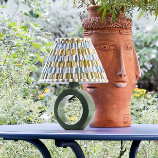 Oscar cordless table lamp in Moss by the Novogratz