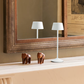Wee Scoon cordless table lamp in coconut