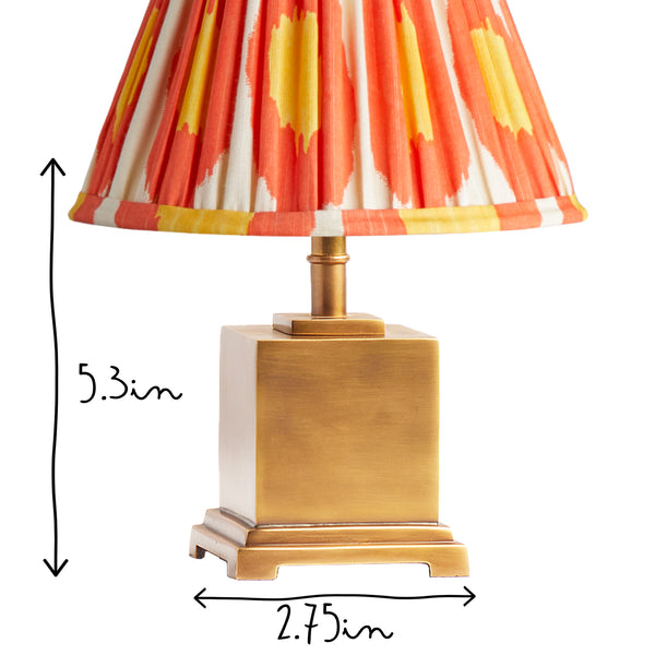 Walter cordless table lamp in antiqued brass