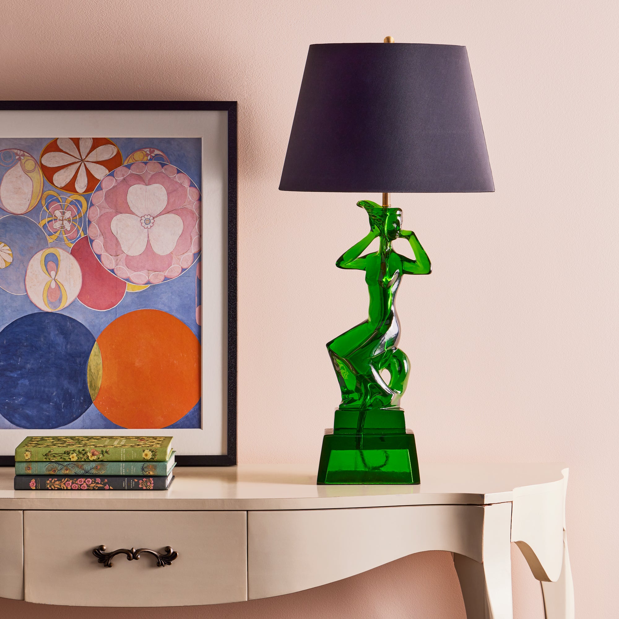 Thelma table lamp in green