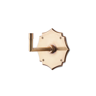 Single Insignia cordless wall fixture in antique brass