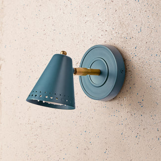 Brandy wall sconce in Denim by the Novogratz