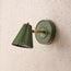 Brandy wall sconce in Moss by the Novogratz