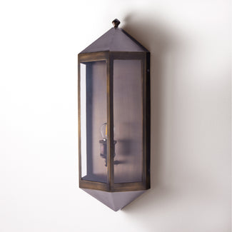 Cromer wall sconce in bronze