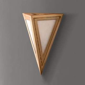 Cyrus wall sconce in antiqued brass