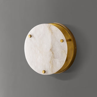 Flumo alabaster wall sconce
