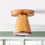 Malton flush mount light in antiqued brass