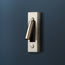 Niche wall sconce in antique silver