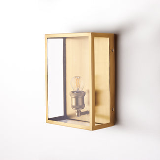 Orford wall sconce in antiqued brass