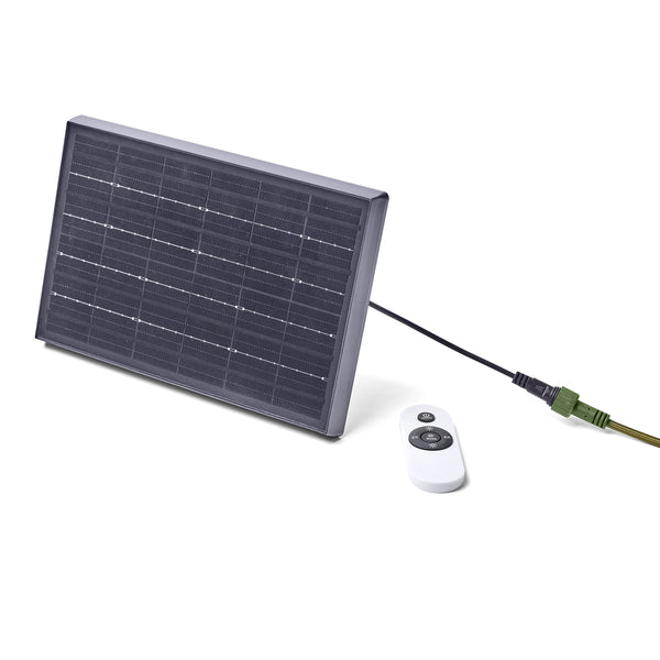 Heidi solar string lights in moss by the Novogratz